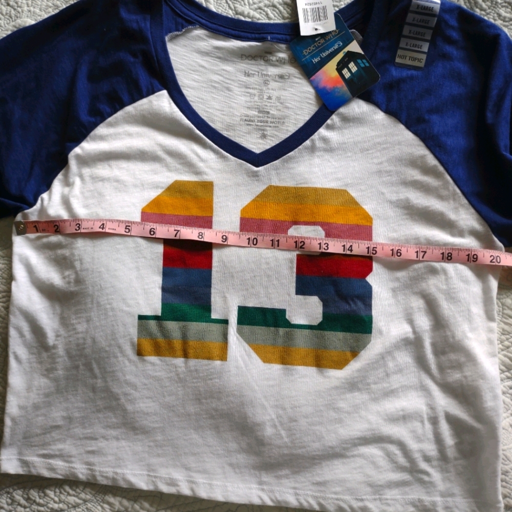 Doctor Who baseball t-shirt